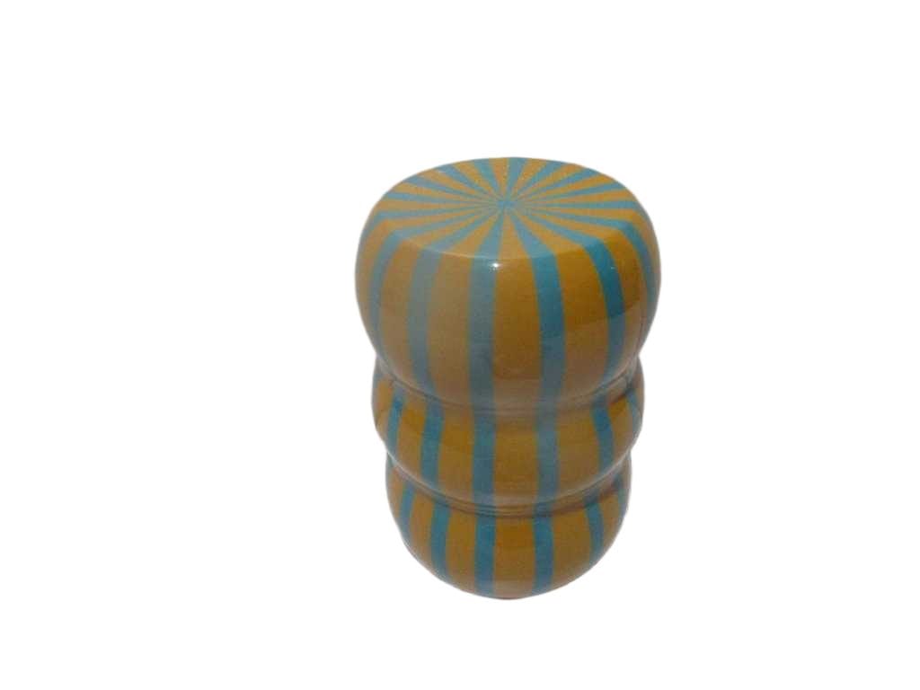 Table Round 100% Iron Shinny Double Color Green Orang