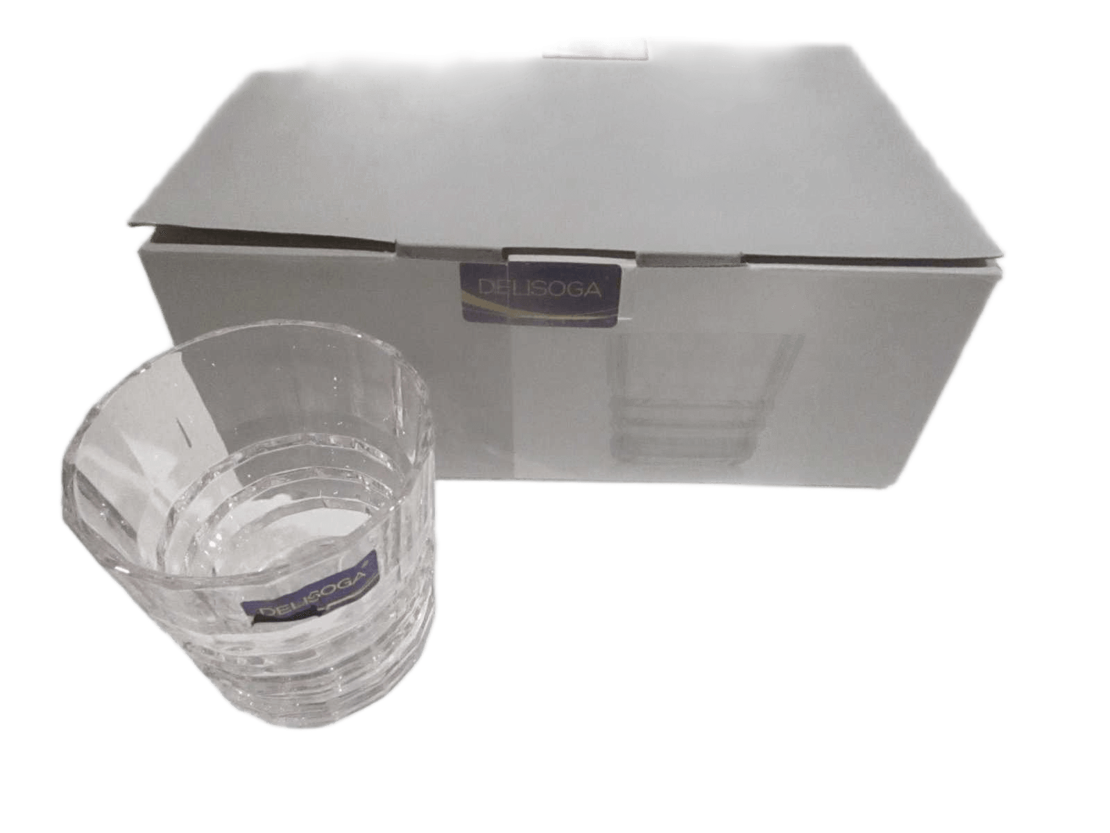 Cupset Of 6pcs Whisky Cup Glass 360g Color Boxclear