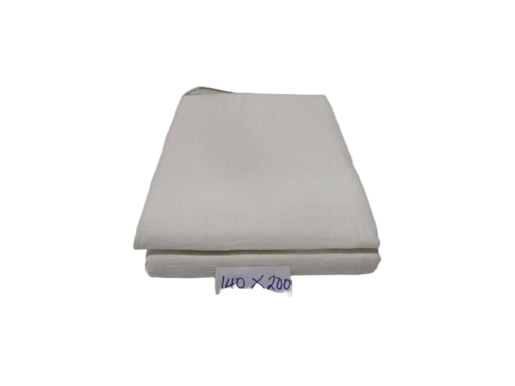 Bed Set White Ctn Gze 140x200