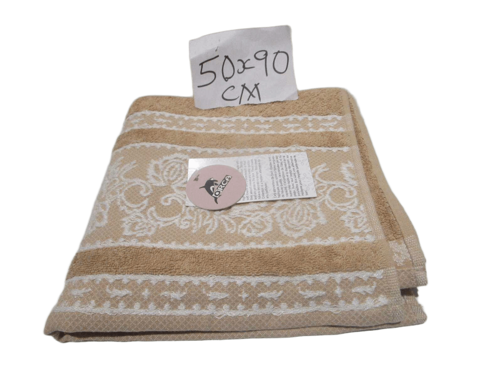Towel Bliss - Plain Dyed Jacquard - Single Ply - 550 Gsm - Carded Cotton - Polyester Insert