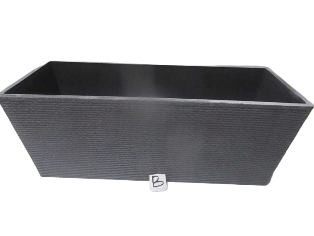 Pot Plastic Box Grey 100*38*38cm