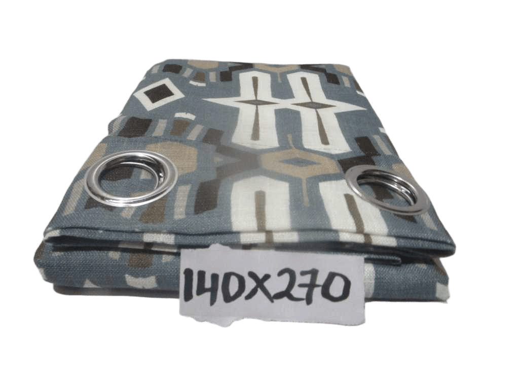Curtain Eagle 140x270 Cm 8 Rings 100% Polyester 170 Gsm