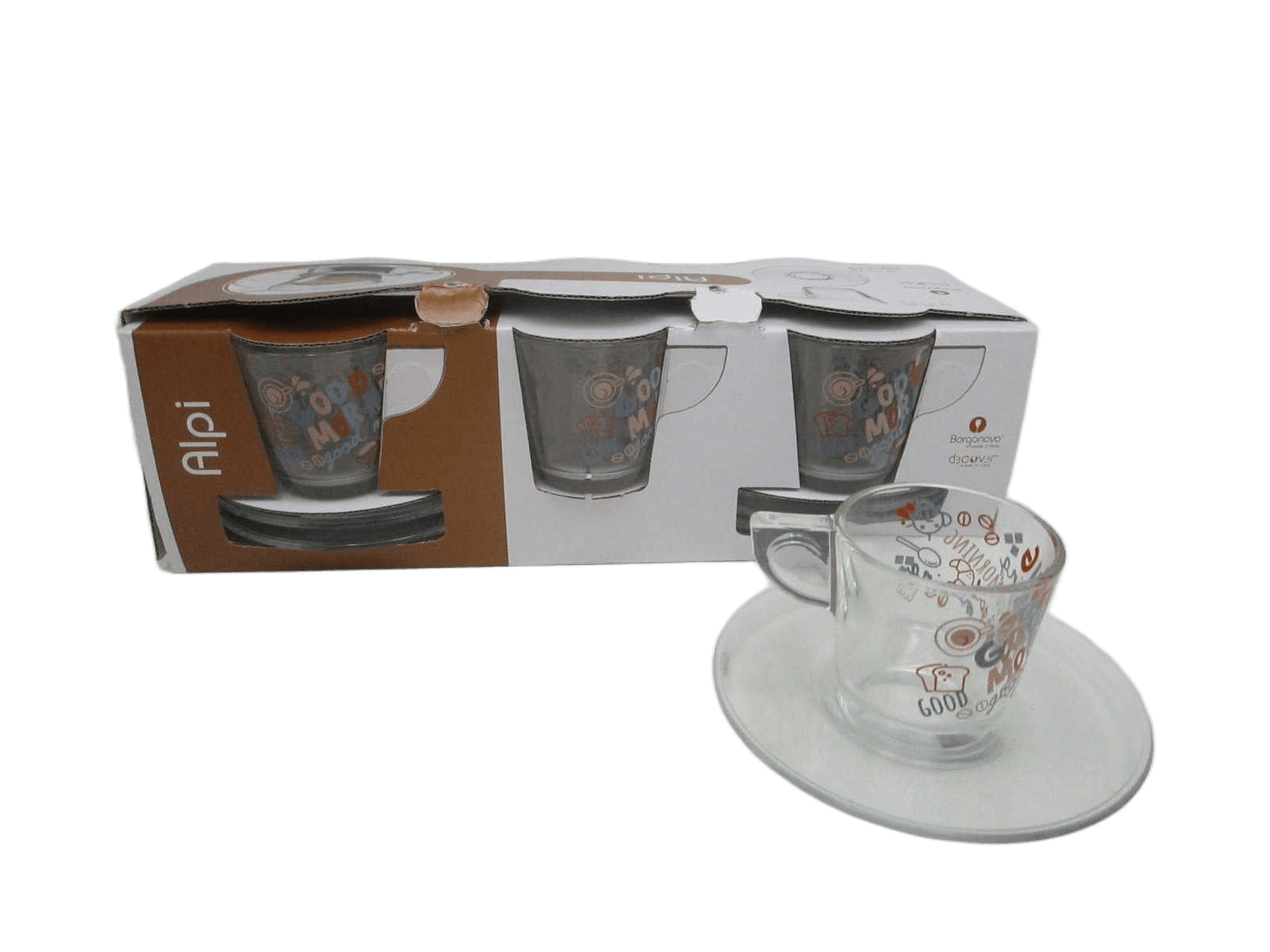 Cup Alpi Set.caffe''(6+6) Ce1/6