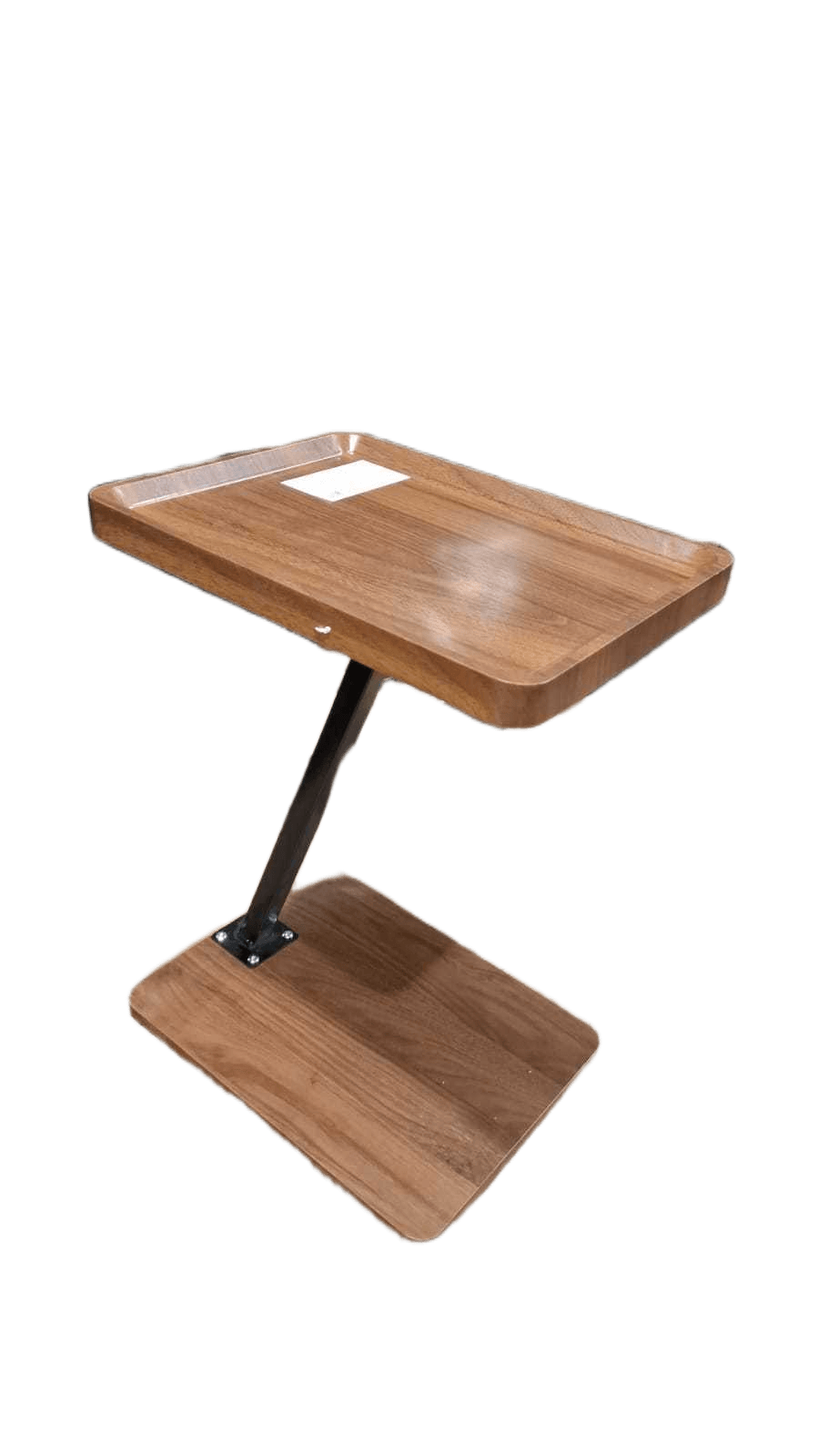 Side Table Mdf+pvc, Metal Walnut 40*30*55