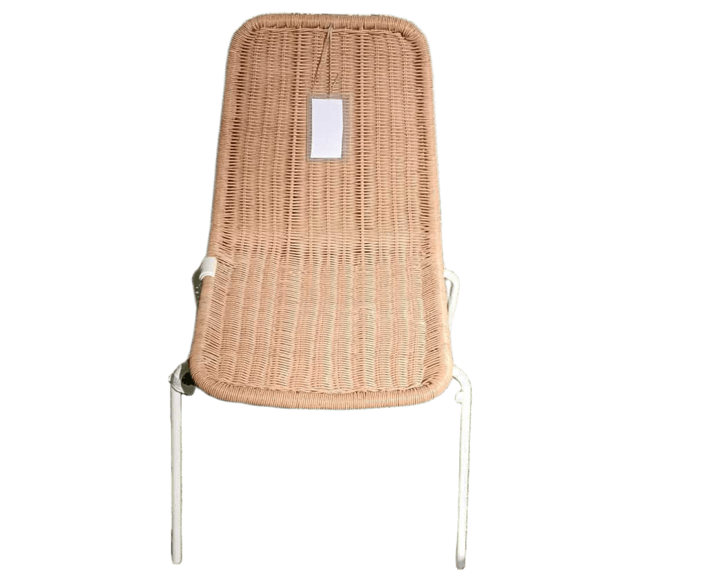 Chair Steel Tube16mm 33pcs/Stack Pe 9401-0028 Natural; Iron White W53xd56x H82cm