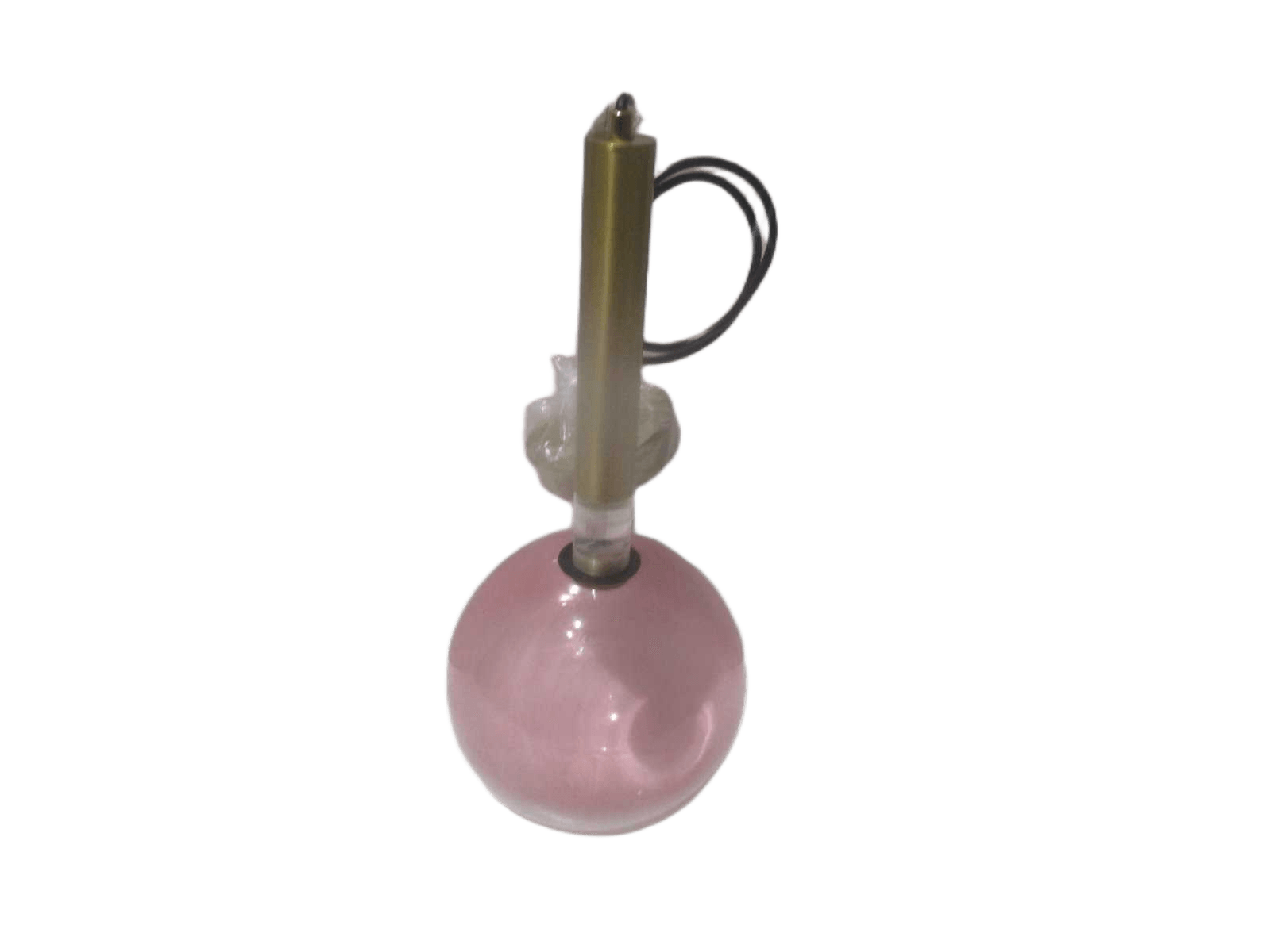 Ceiling Light With Led Pink Iron/Glass 20x20x25