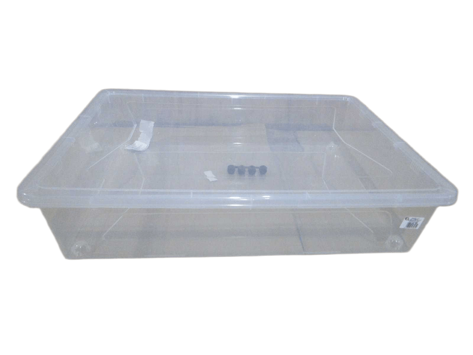 Box Plastic For Bed With Lid And Wheels 55l