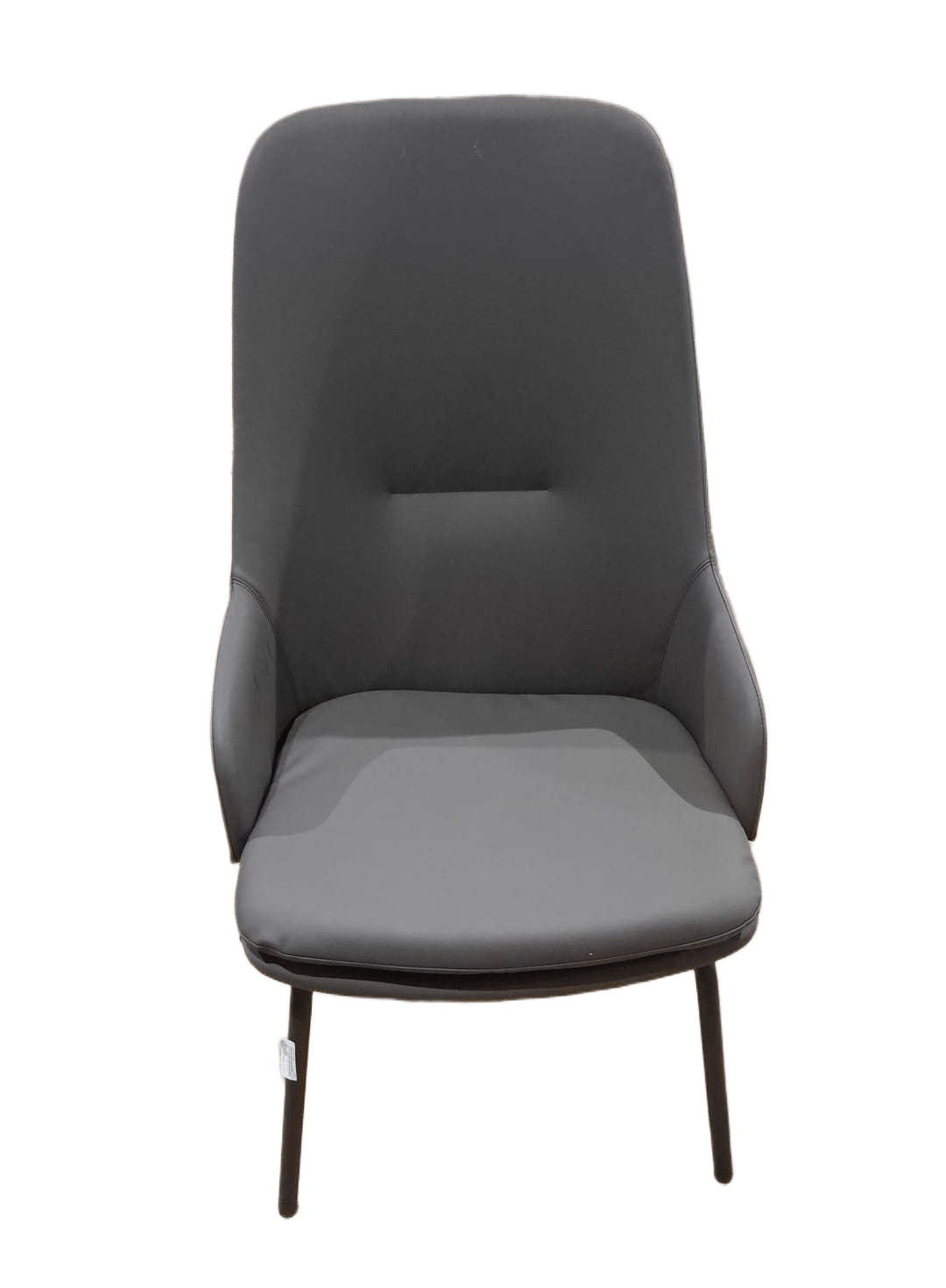 Visitor Chair Pu+iron Base 200 Brown 56.5*71*96 2cl=