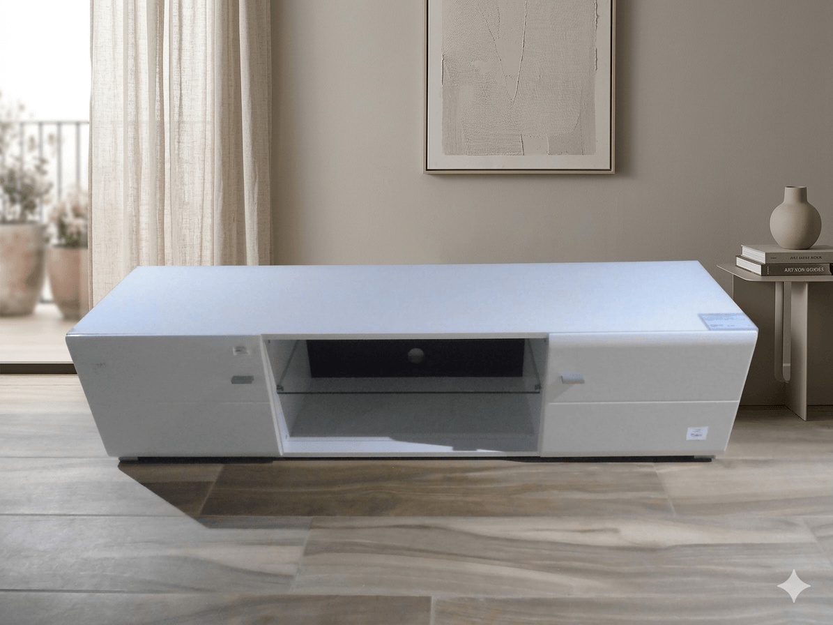 Tv Stand Melamine Faced Chipboard 16mm (Led Light Included )