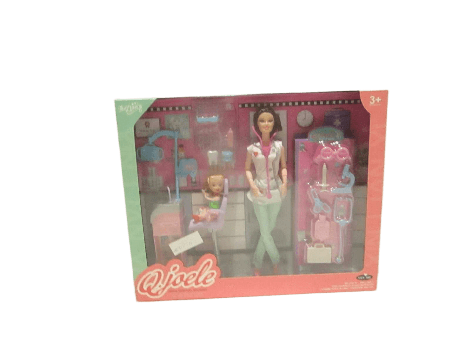 Dentist Doll Plastic Packing:window Box As Sample 11.5"