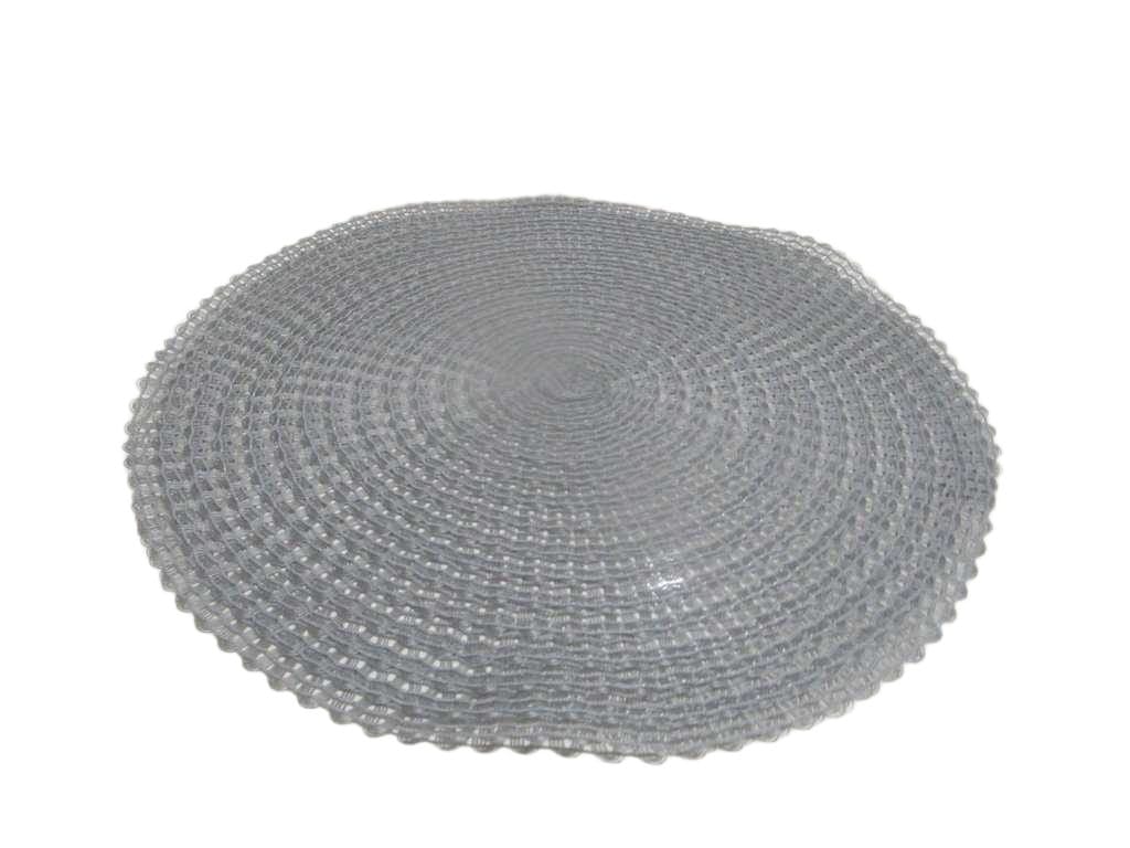 Placemat Pvc 65g Gray 38cm