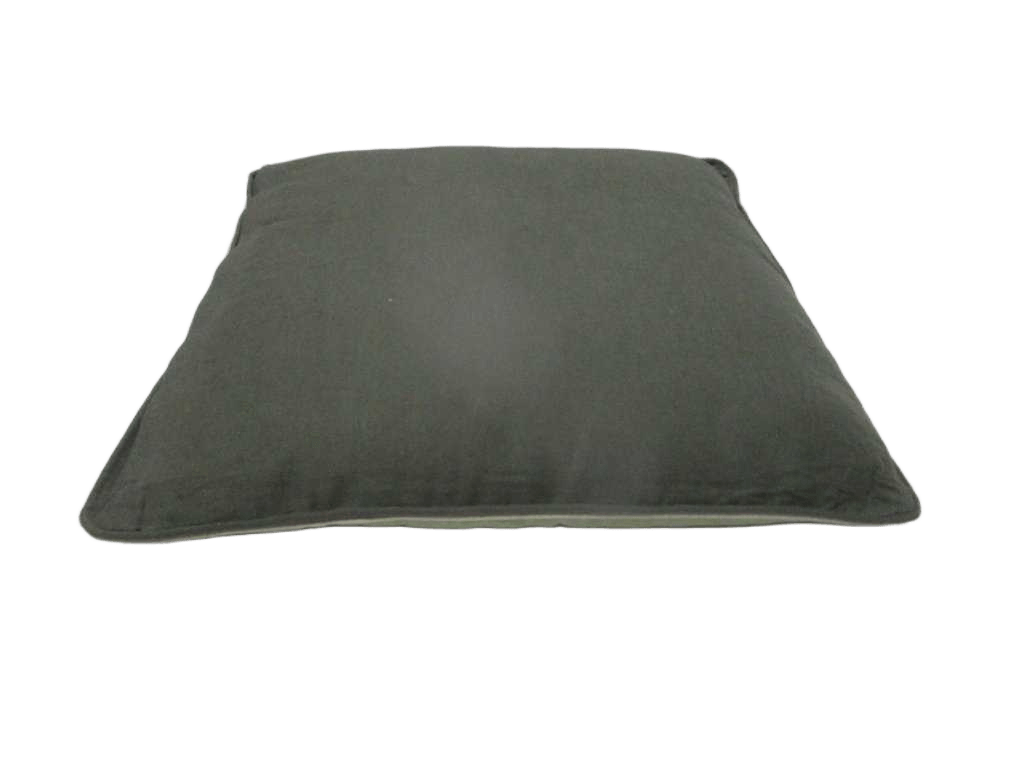 Cushion 50%linen 50% Cotton 180 Gsm With Double Piping - Filling 500gr Vaccum Packing