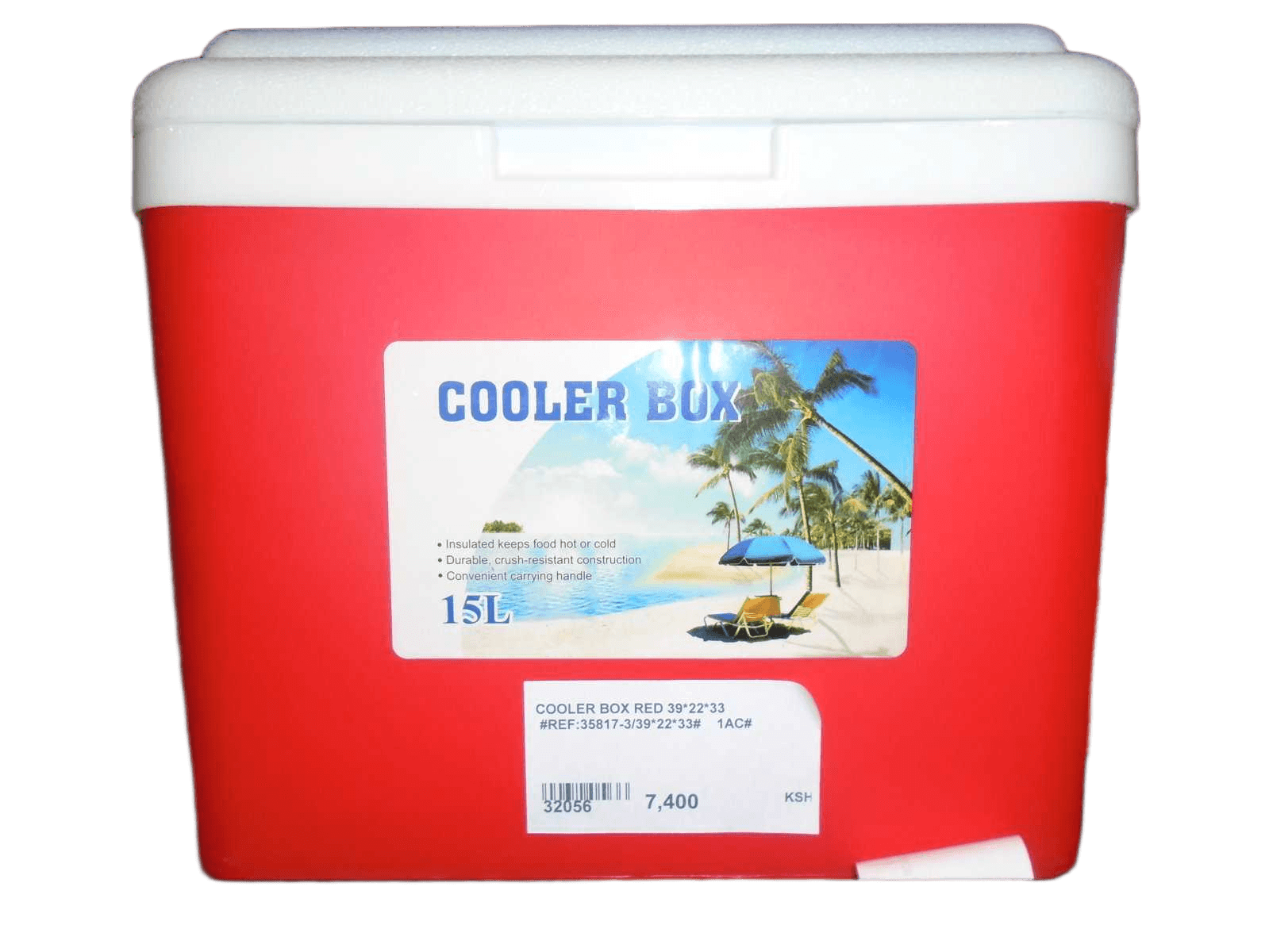 Cooler Box Red 39*22*33