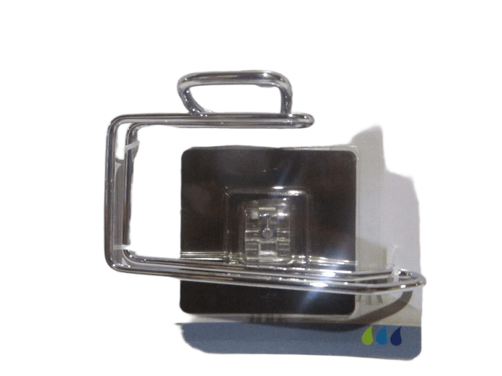 Scroller Wc Steelinoxydable Sur Carte Adhesive 3 M - Chrome