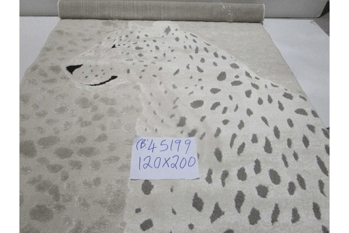Carpet Cream Elio D001 Points 204,800 Pile Height 14 Mm 3d Effect 2050 G /Sqm Pp With Polyester 120x200 Cm