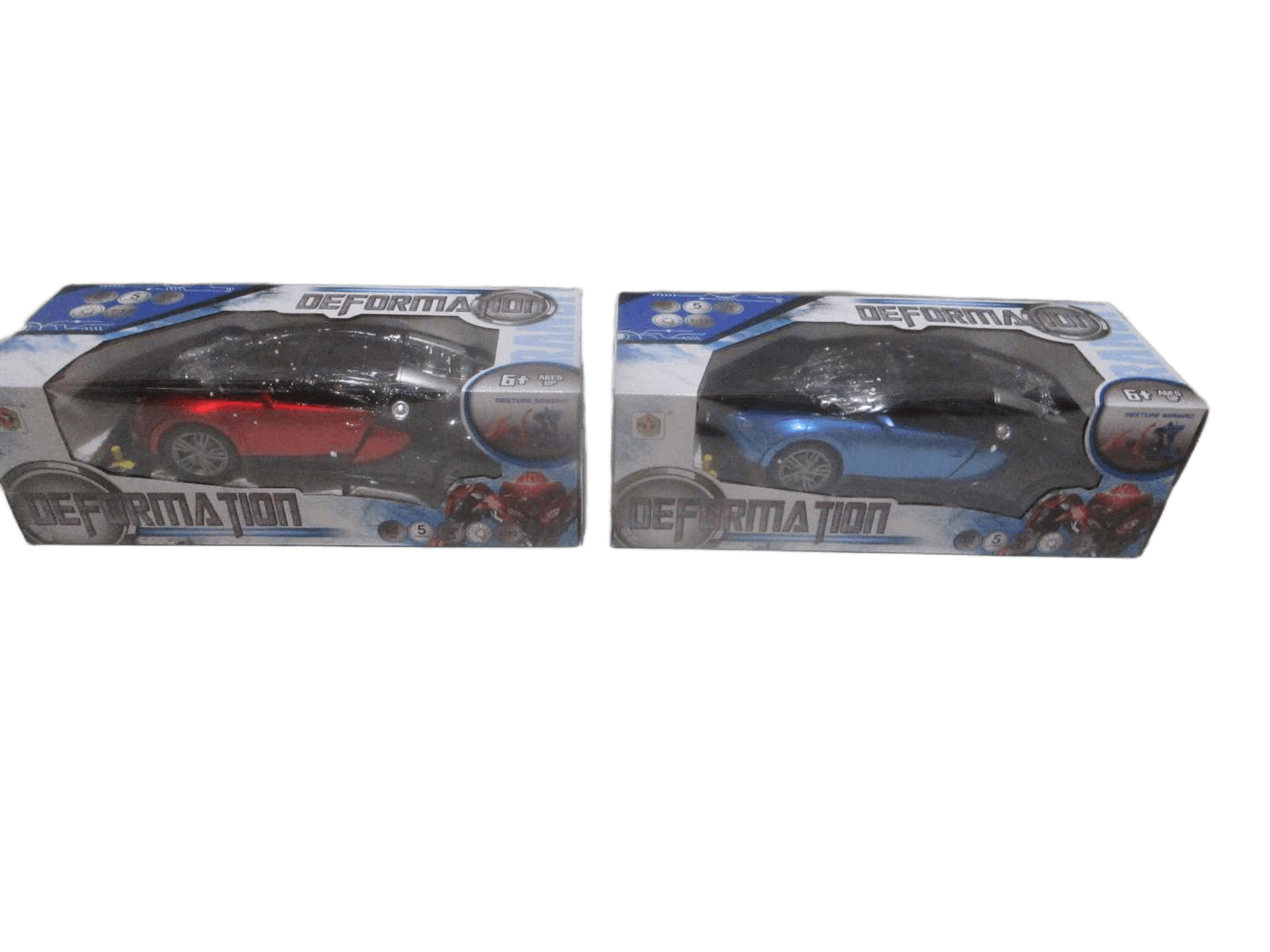 Remote Control Car Deformable+lighting+senser Usb Charge Battery Plastic 2 Colors Ass Packing: Color Box Red Blue 41.4*16.1*13.5cm