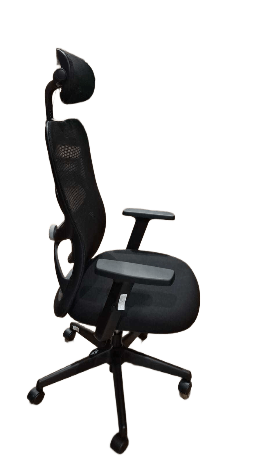 Chair Ergonomic Black, Mechanism: Single Lock Synchro Tilt Mechanism, Tension Adjustable Black 630 * 650 *(1125-1220)