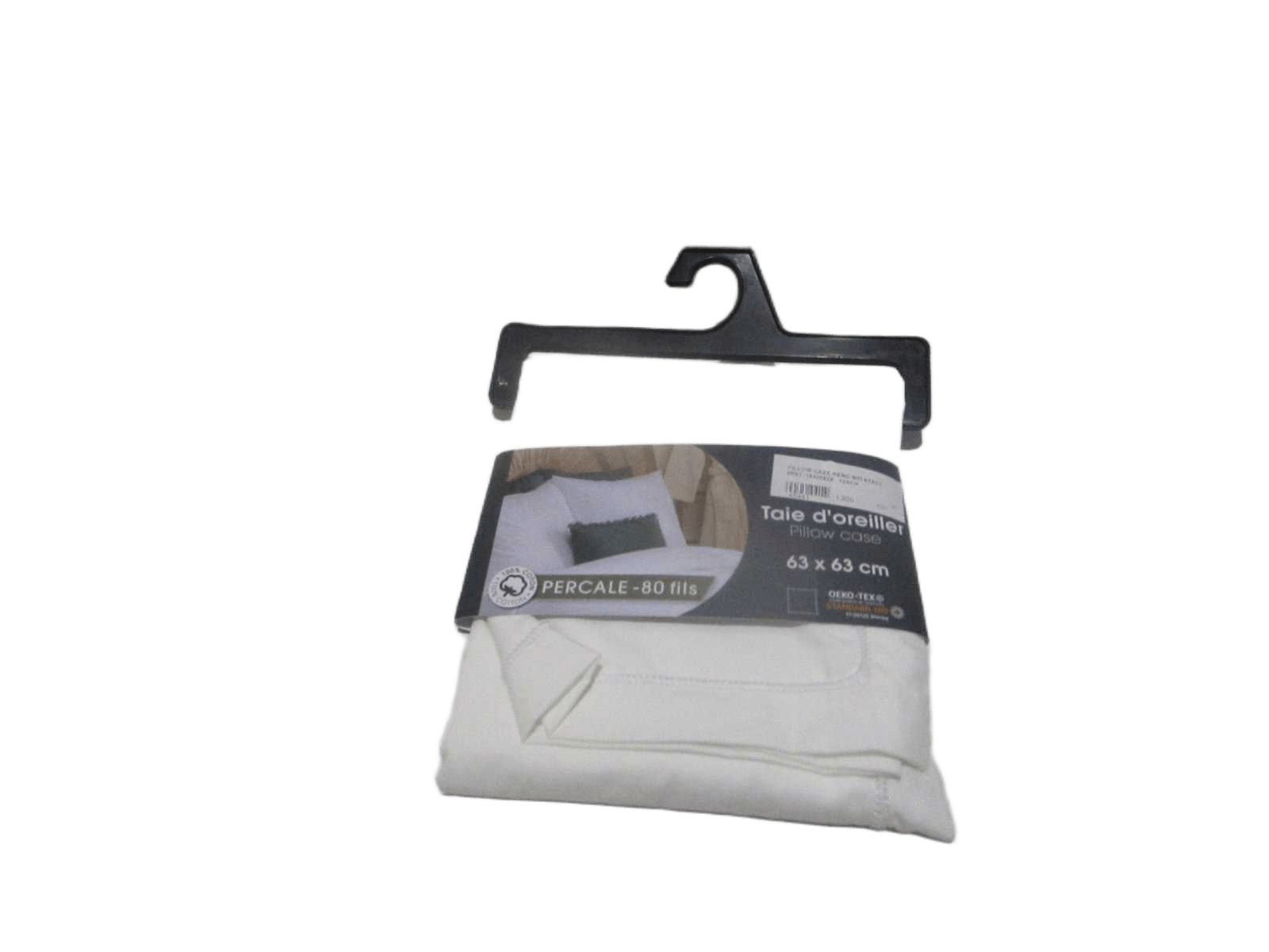 Pillow Case Perc Wh 63x63