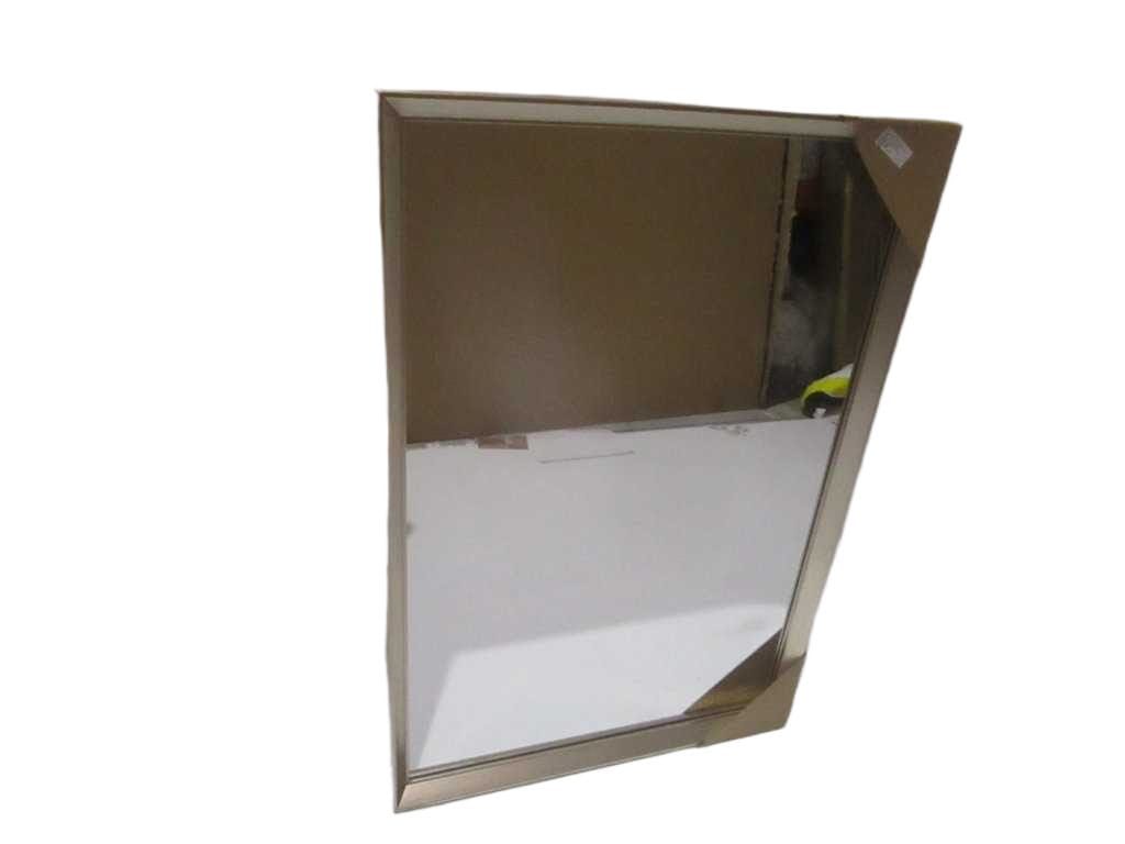 Mirror-Wall-Mounted Ps Frame Frame Thickness:4.5cm Mirror Thickness:3mm Packing:brown Box+foam Board Champagne 60*90