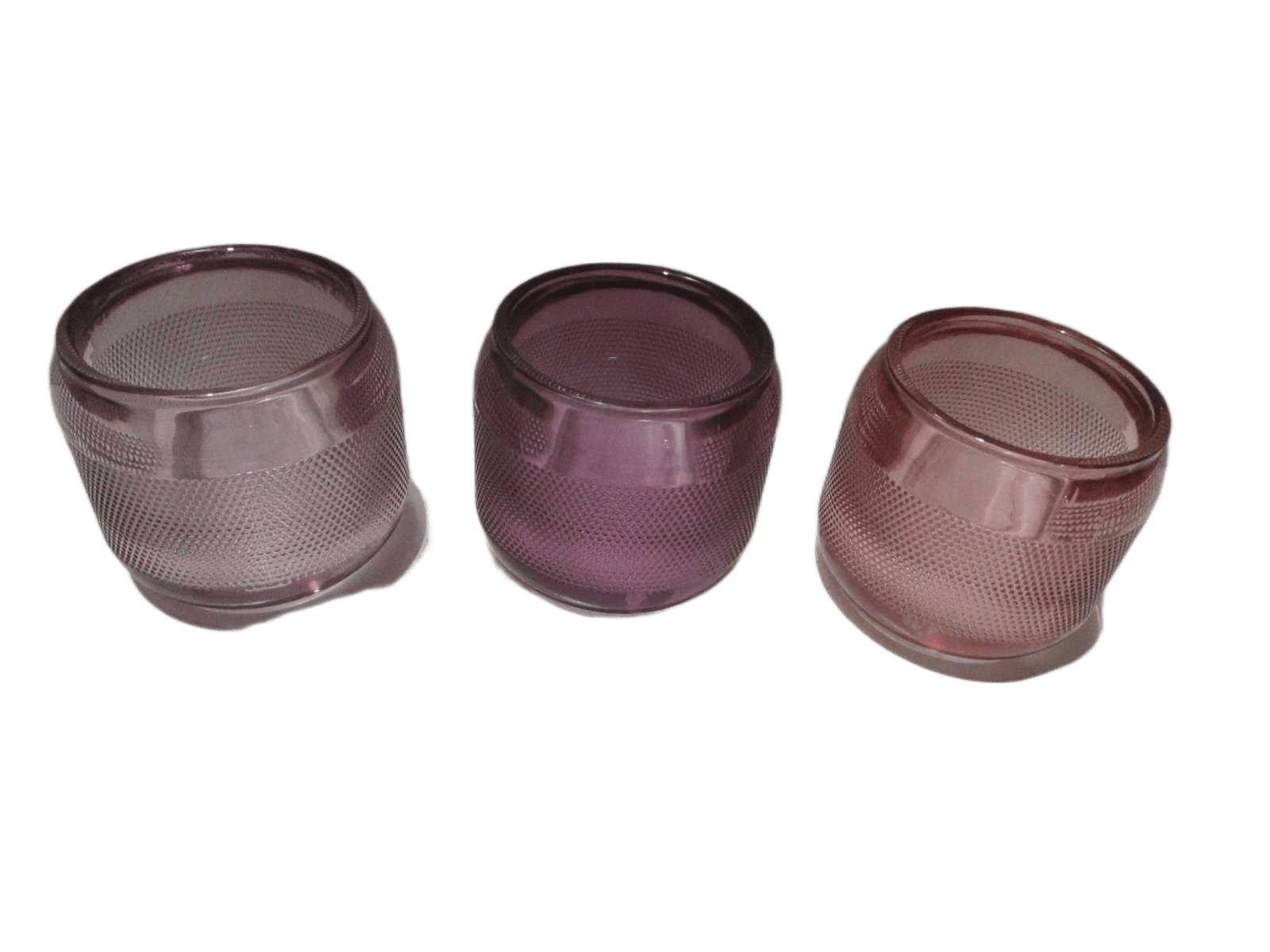 Tealightholder 8cm 3ass 1cl=