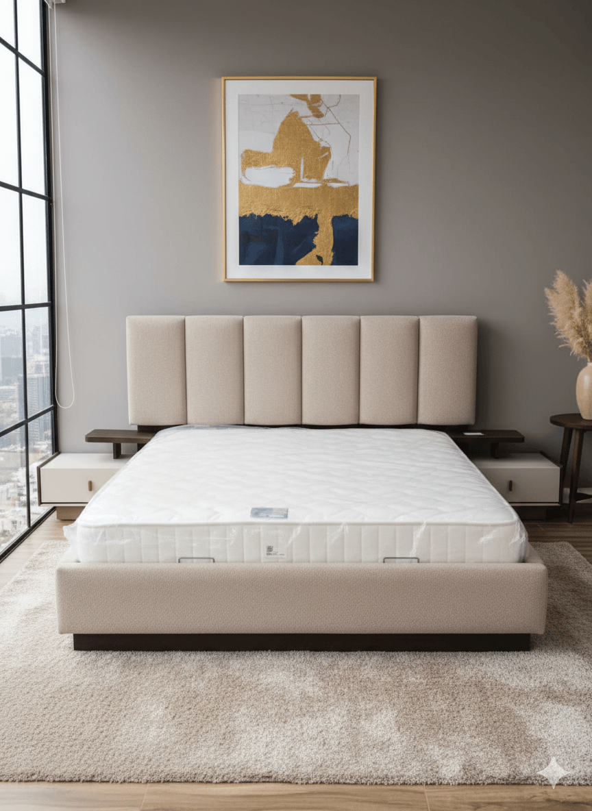 Bed 160 X 200 Cm + Set Of 2 Night Stand