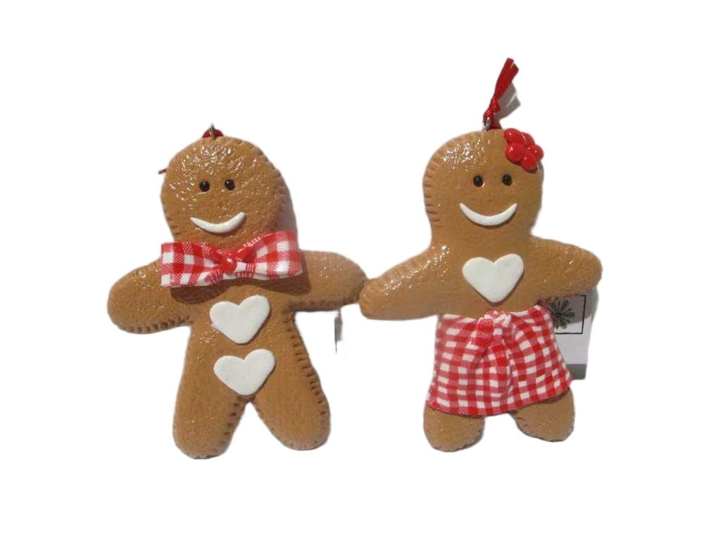 Gingerbread Man 11cm 2ass