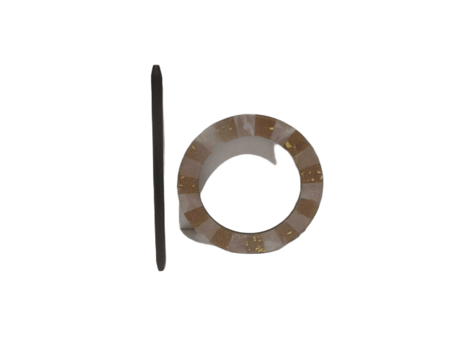 Resin&foil Round Embrasse Each Pc In Pvc And Headed 1cl=