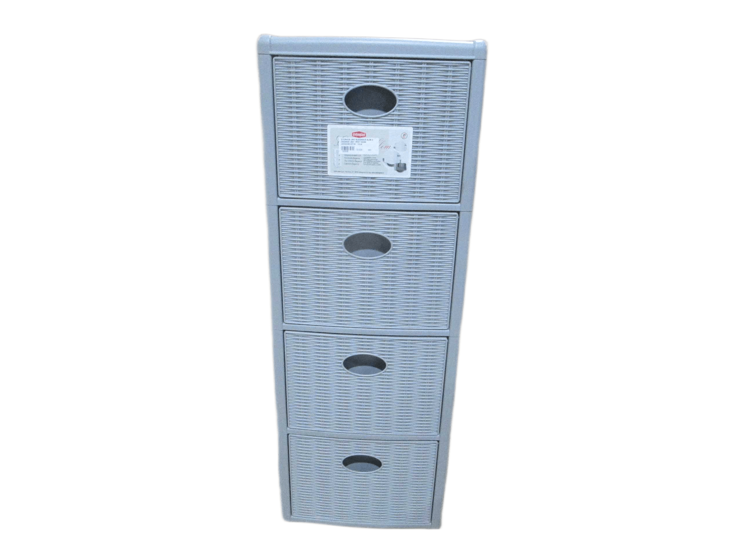 Storage Unit Elegance Slim 4 Drawer Unit