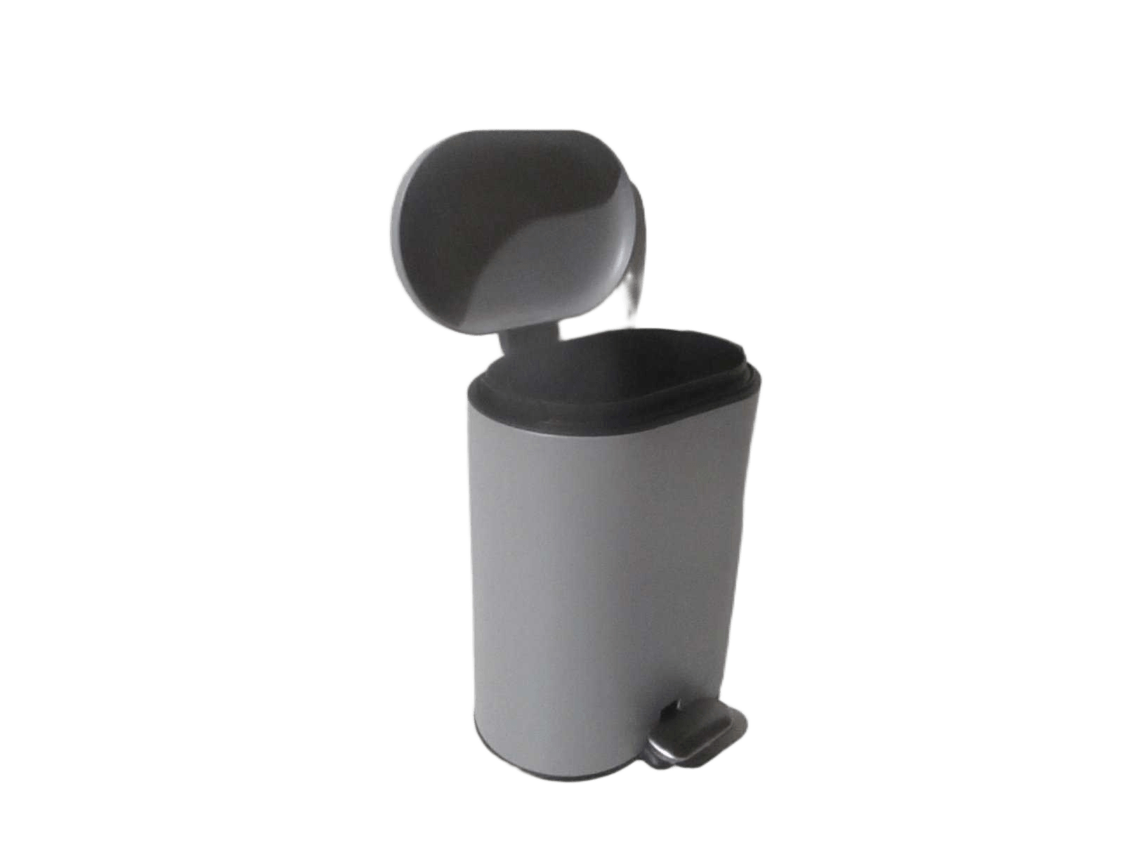 Bin Pedal 6l Round-Rectangle W. Soft Close Grey