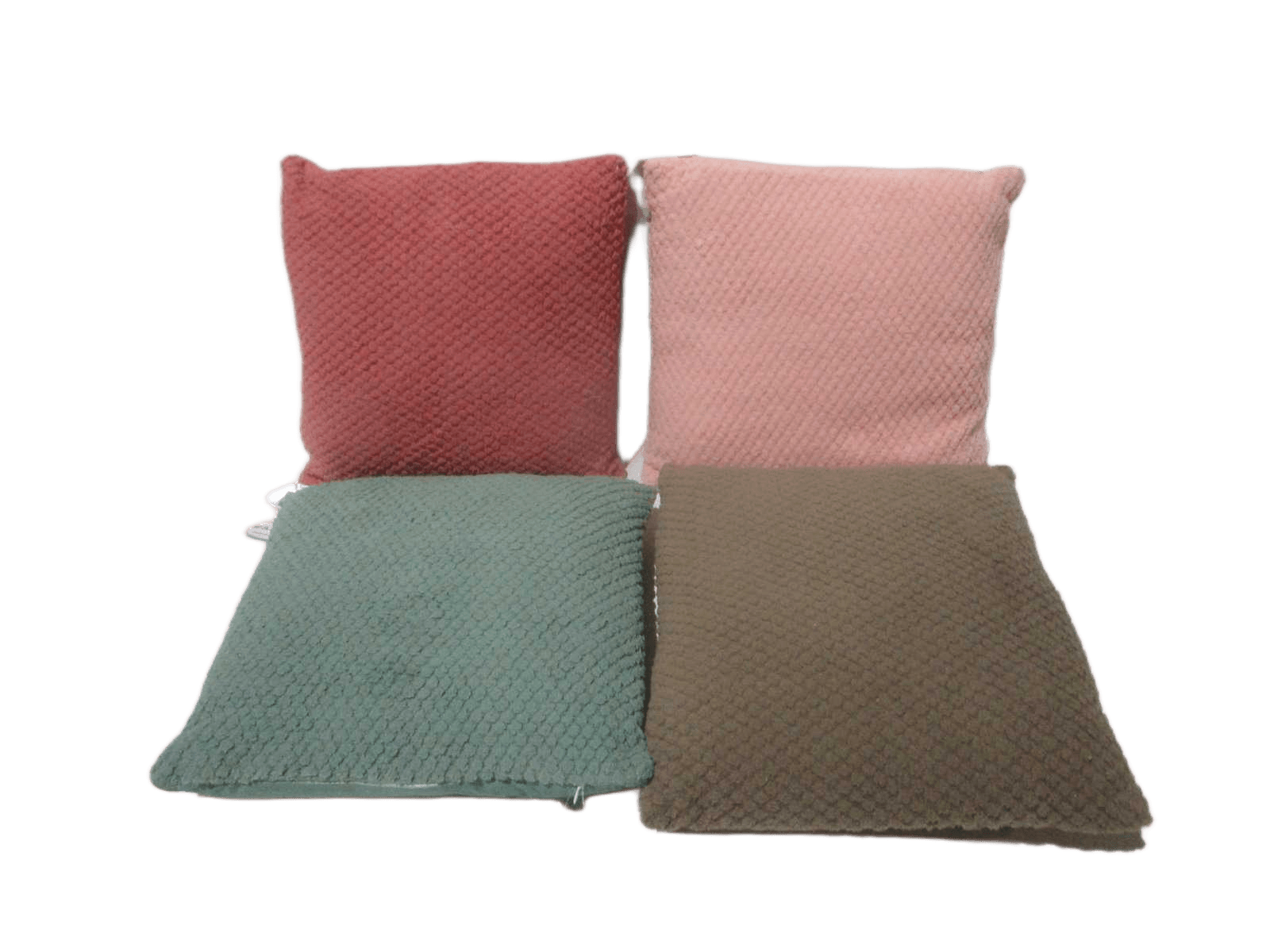 Cushion Pink Dark Pink Mint Beige 45x45 Polyester Cover:280gsm Filling:400g 4 Clrs Ass Packing:vacuum Bag