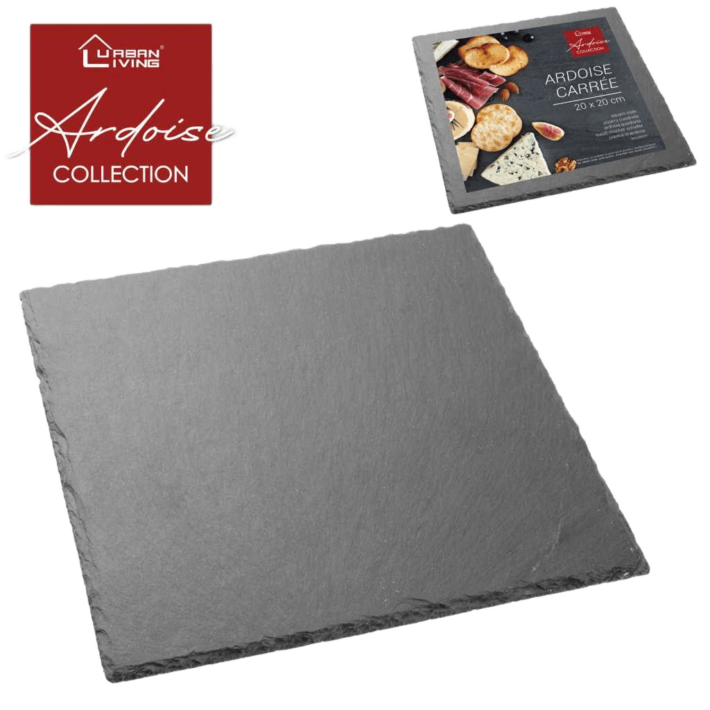 Plate Slate Collection Square Slate 20x20cm