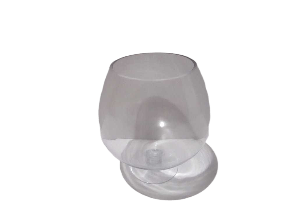 Vase Glass Clear 15.5*25