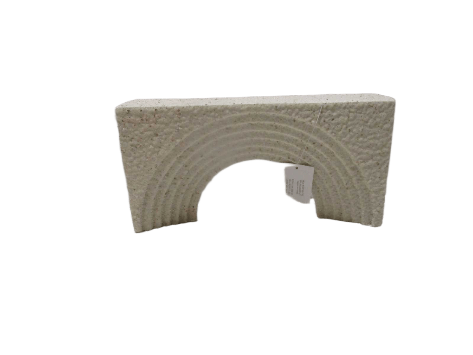 Decor Resin Arch Beige Full Resin 29.2x6.4x14.5