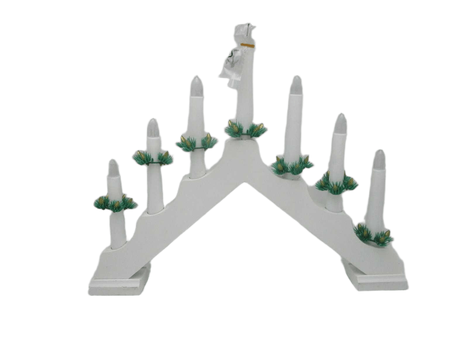 Candleholder Wood - 7 Le