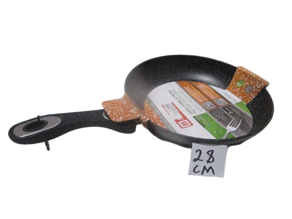 Fry Pan Forged ,suitable For All Hobs, Nonstick And Scratch Resistant Coating, Induction Bottom , Ergonomic Handle 3mm Alu 28cm