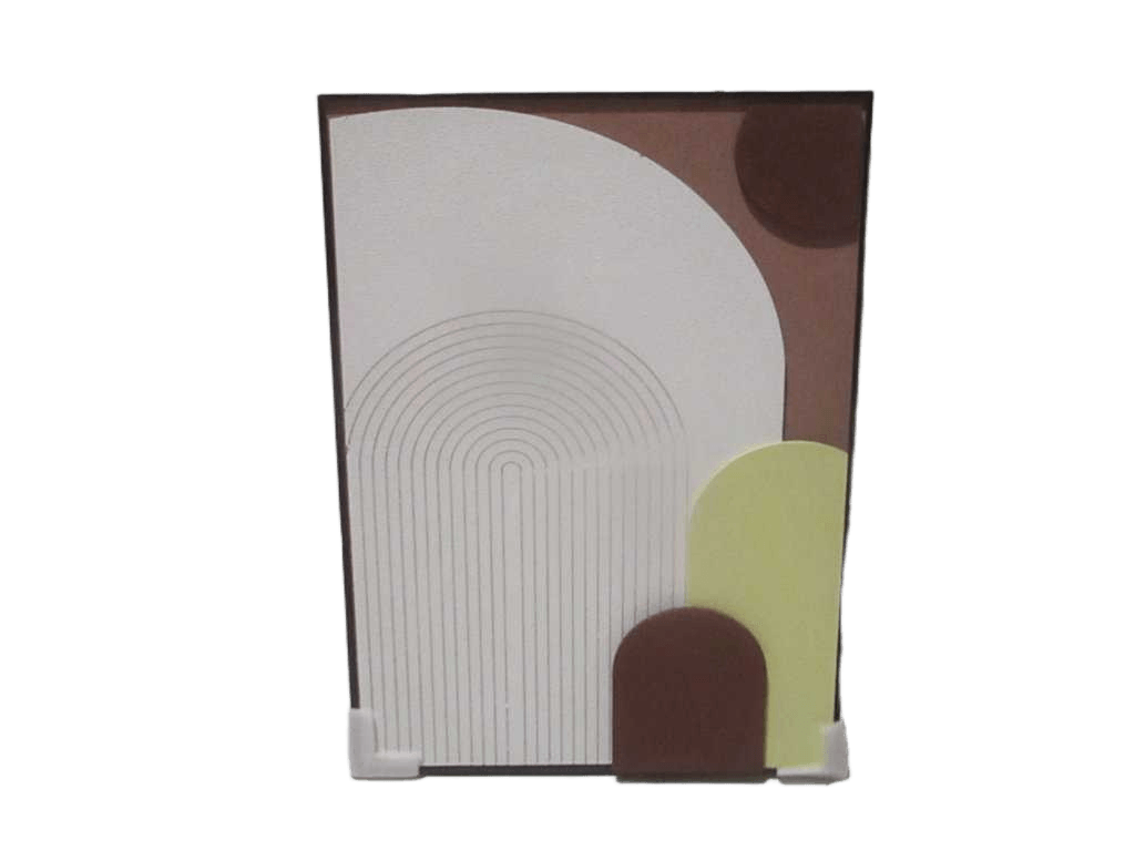Tableau 3d Sandstone Carving Thickness: 3.5cm Alu Black Frame Mdf Back Opp Bag+foam 60x80