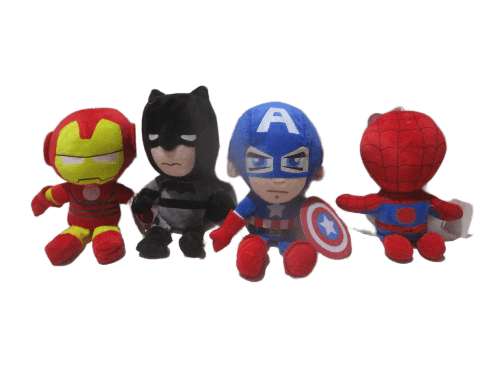 Plush Toy Hero Warriorbatman Iron Man Spider Man Cap America23cm