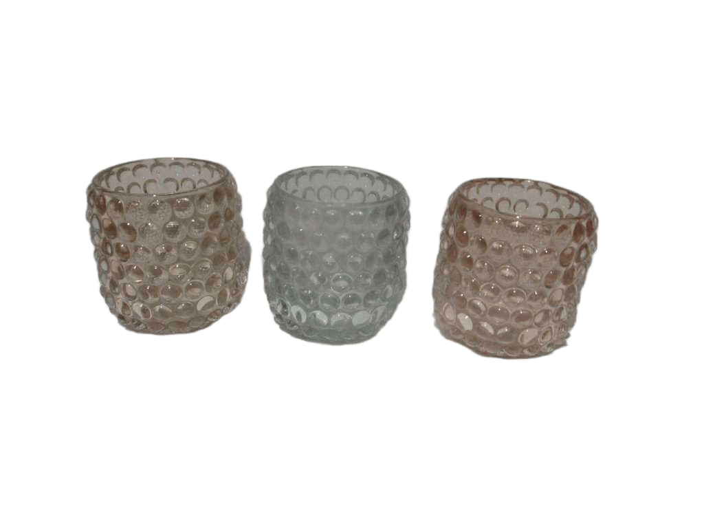 Tealight Holder Dots 3ass D