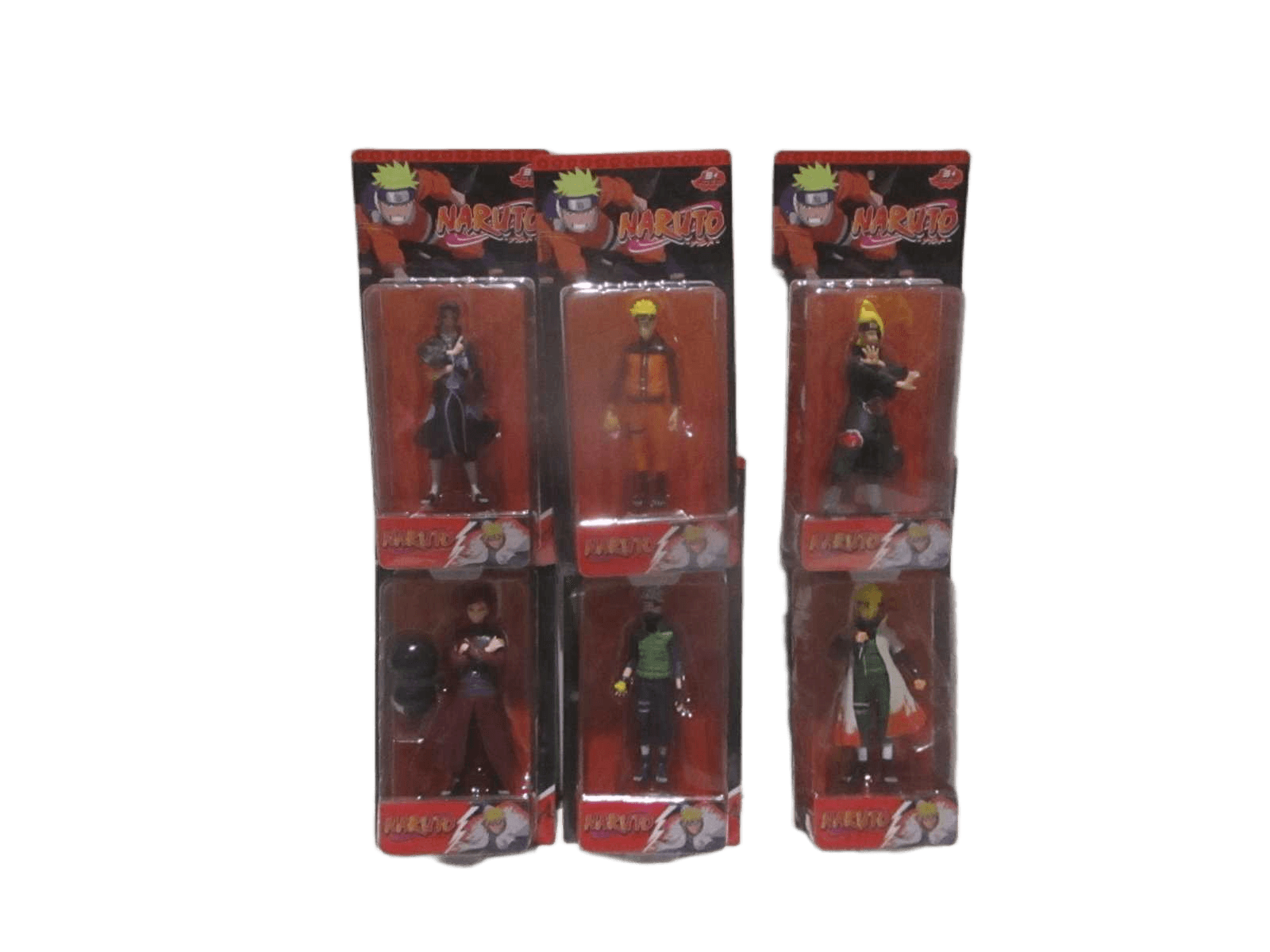 Naruto Pvc Packing:display Box 6 Design Ass H6-7"