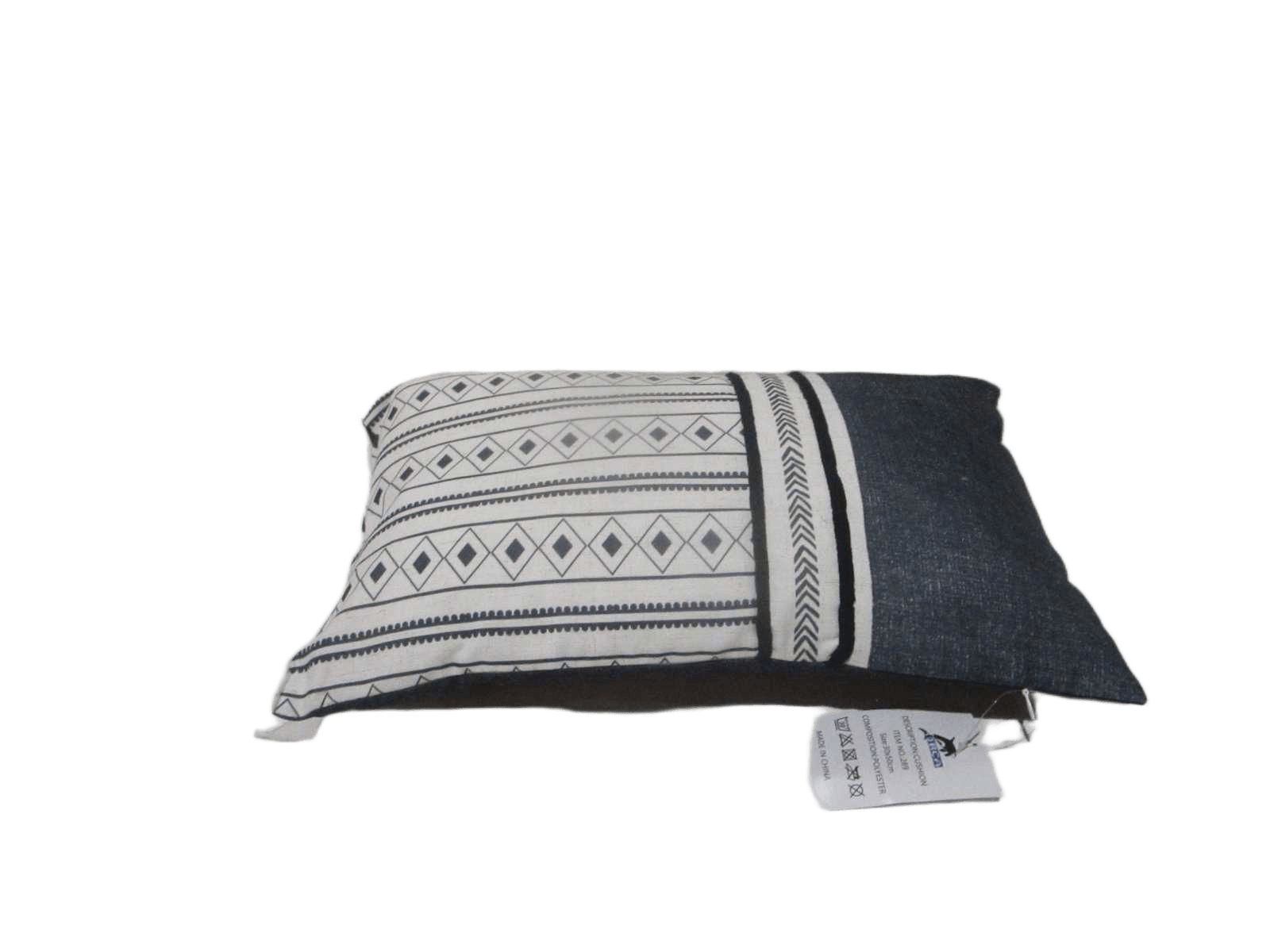 Cushion Black As Picture 30x50 Whitout Bonbon Polyester Cover:220gsm Filling:280g 4 Design Ass Packing:vucuum Bag
