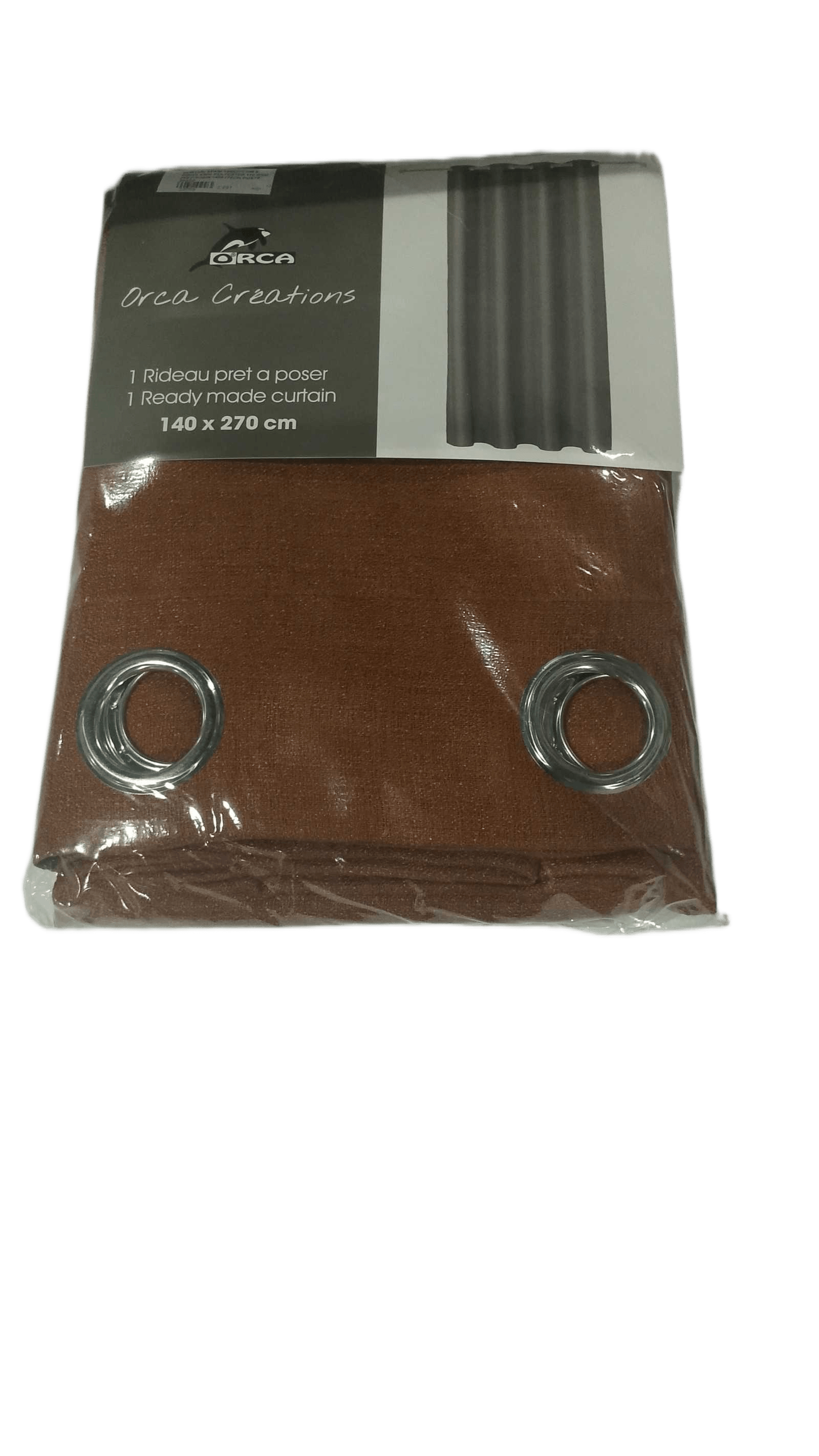 Curtain Spain 140x270 Cm 8 Rings 100% Polyester 170 Gsm