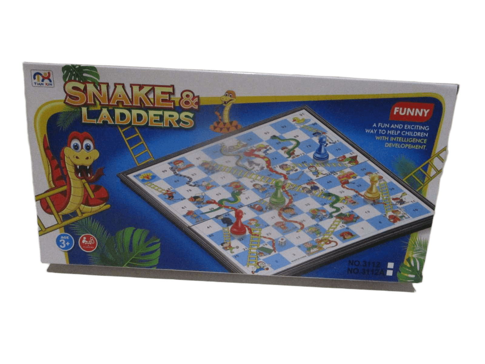 Snake&ladders Megnetic, Foldable Board 36x18.5x5
