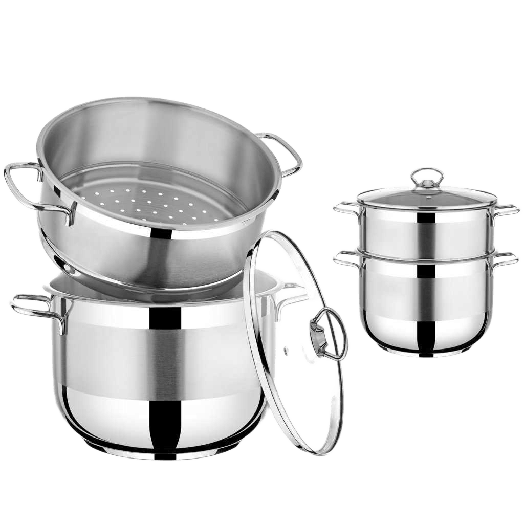 Couscoussier For All Heaters With Glass Lid 12ltr