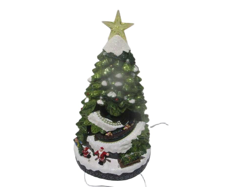 Xmas Village Tree Led 38cm