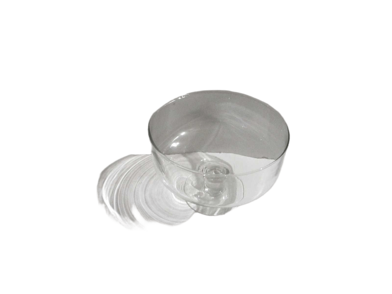 Bowl On Foot Glass 190xh140mm