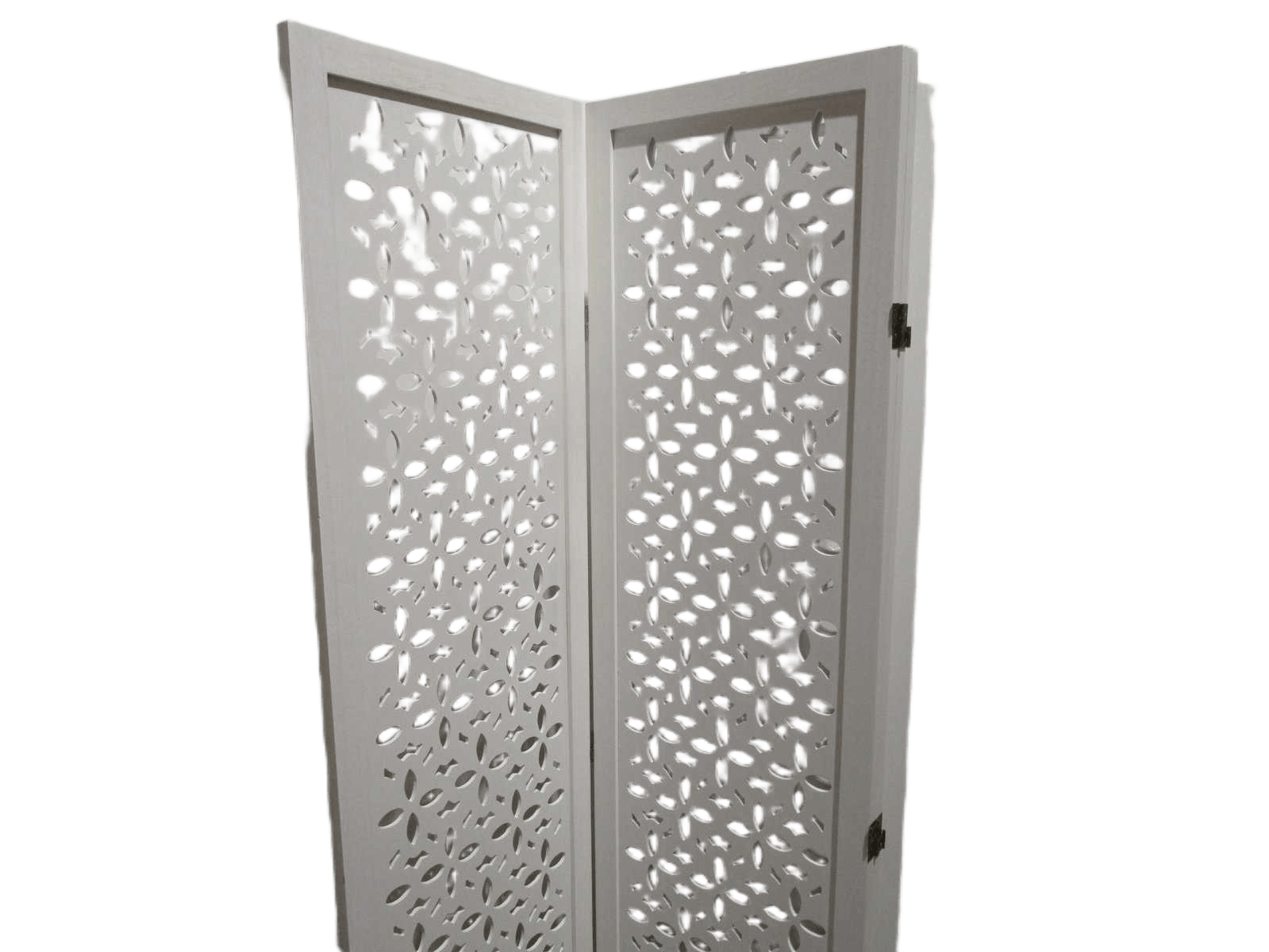 Screen Wood 4 Doors White 1700x400x4