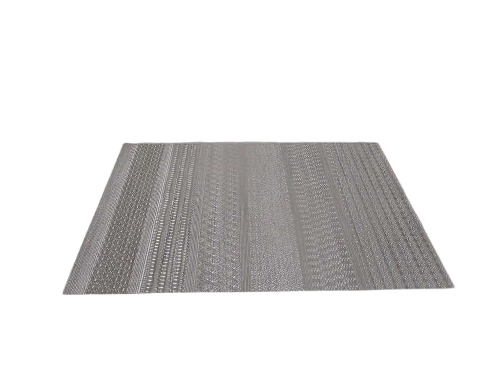 Placemat 70%pvc+30%polyester 75g Silver 30x45