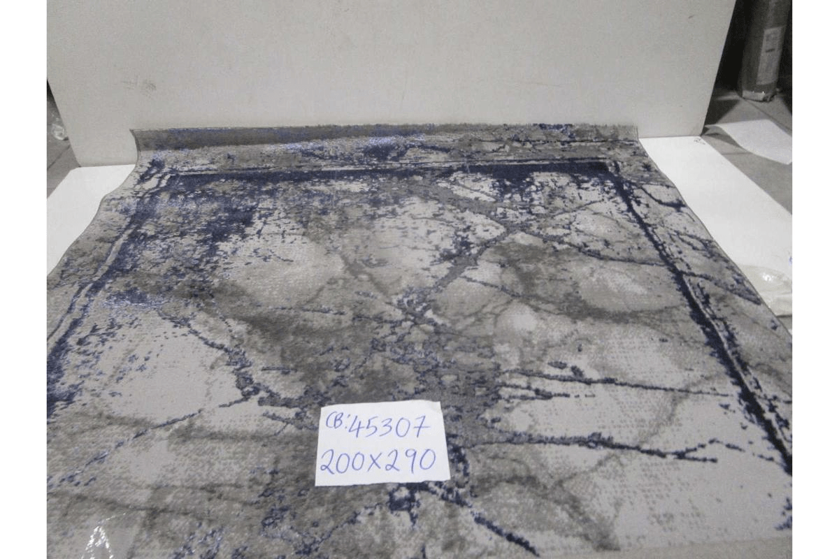 Carpet A Navy 107 256.000 Points 10mm Pile Height 1,600gr/Sqm Pp Heatset (1900dtex) + Shrink + Flosh 200x290 Cm