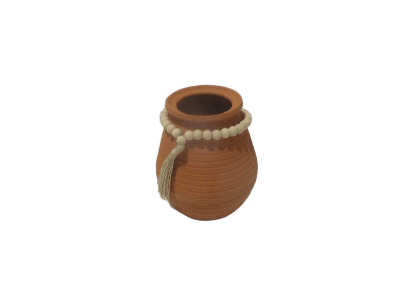 Flower Pot 20cm With Beads