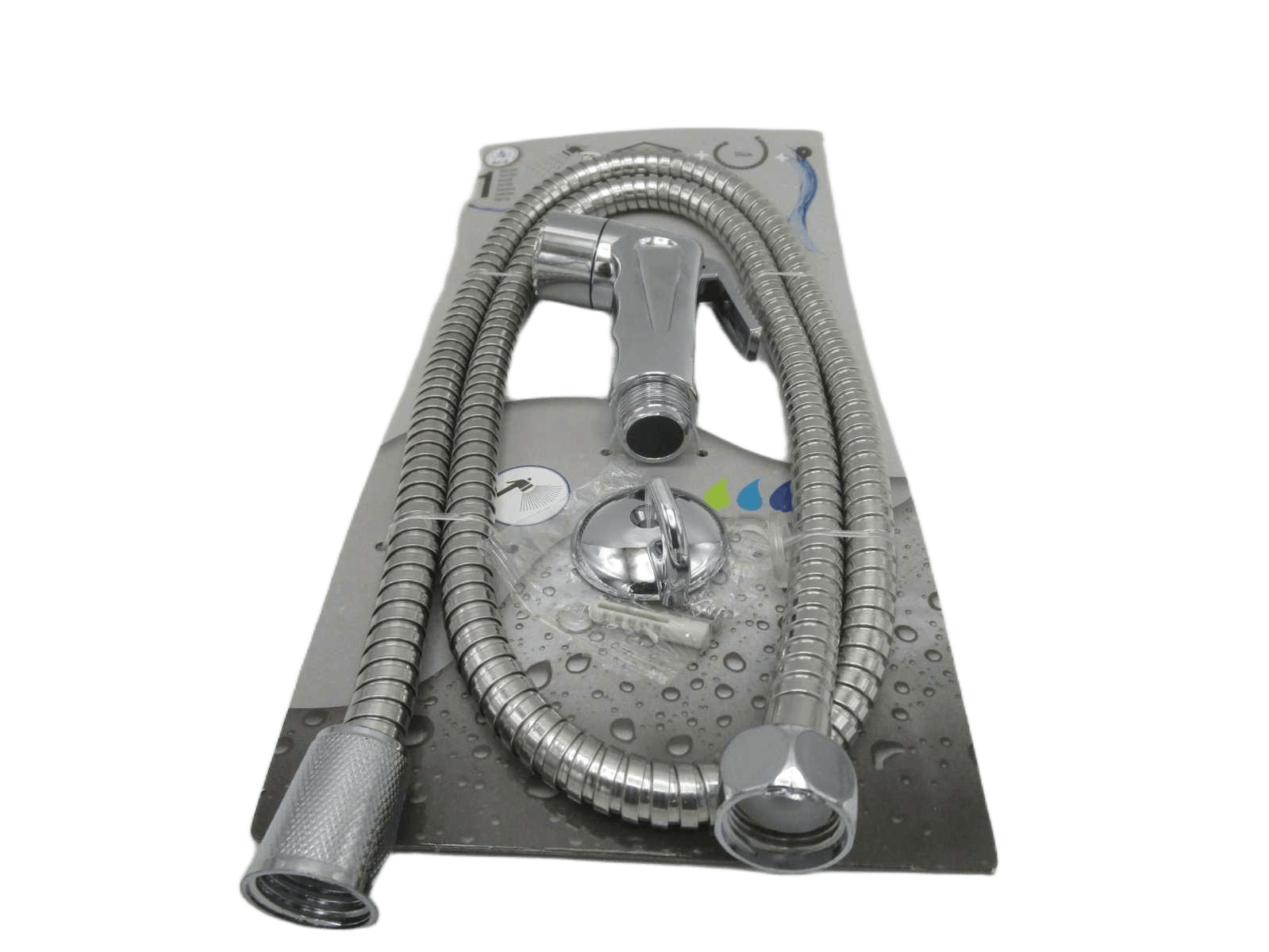Toilet/Hose Shower Stainless Steel 120 Cm - Chrome